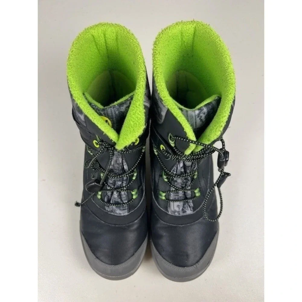 Merrell Snow Bank‎ 2.0 Waterproof Winter Boots Black Neon Green MY55597 Mens 7M